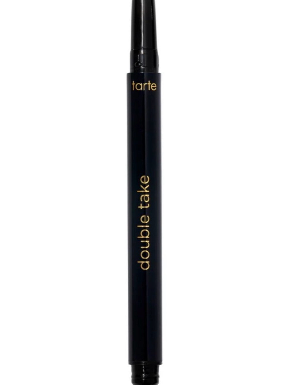 tarte Double Take Dual-Ended Eyeliner Pencil - Black with Gold Accents